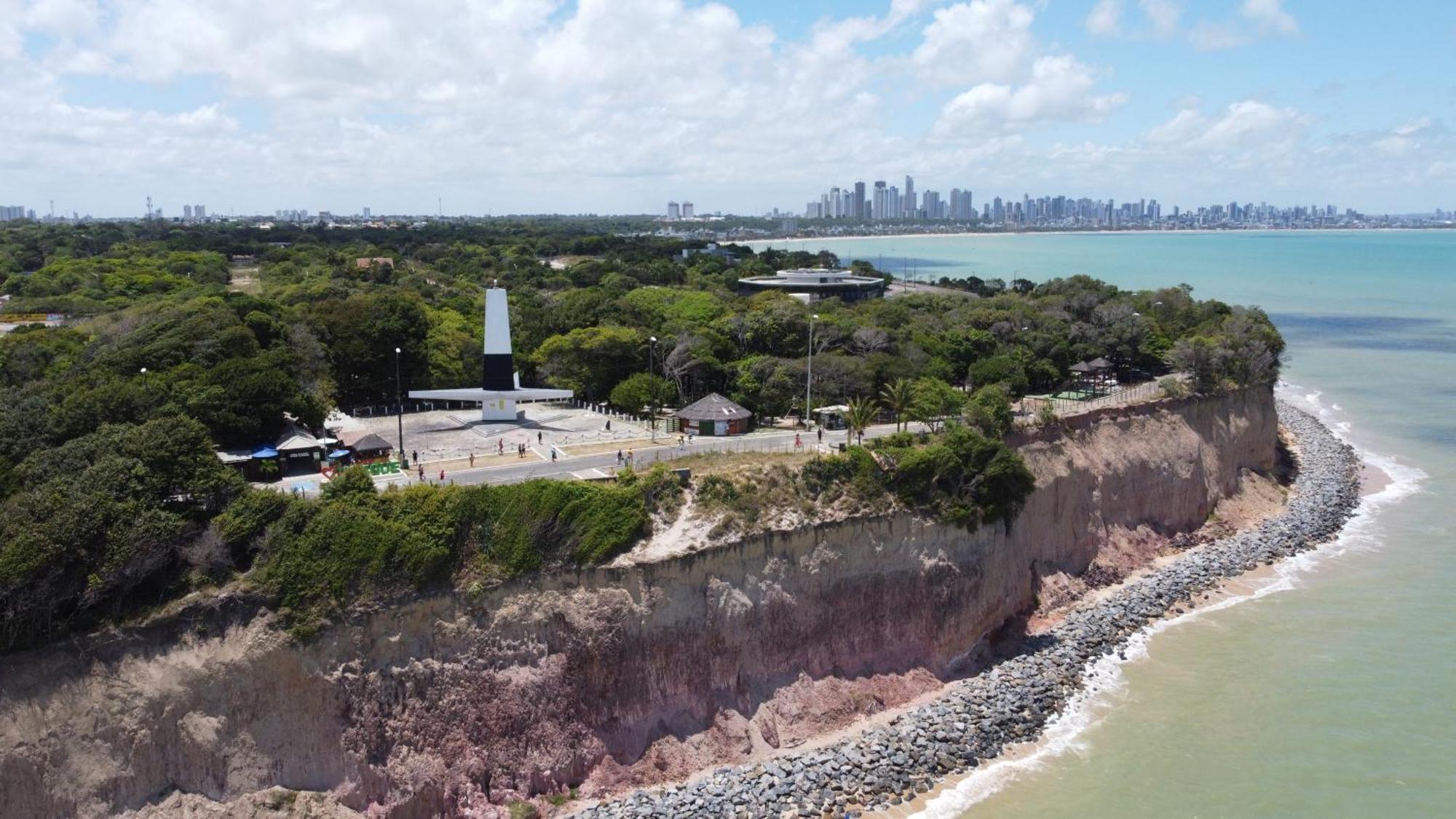 João Pessoa Flat A Beira Mar Na Orla De Cabo Branco 아파트 외부 사진