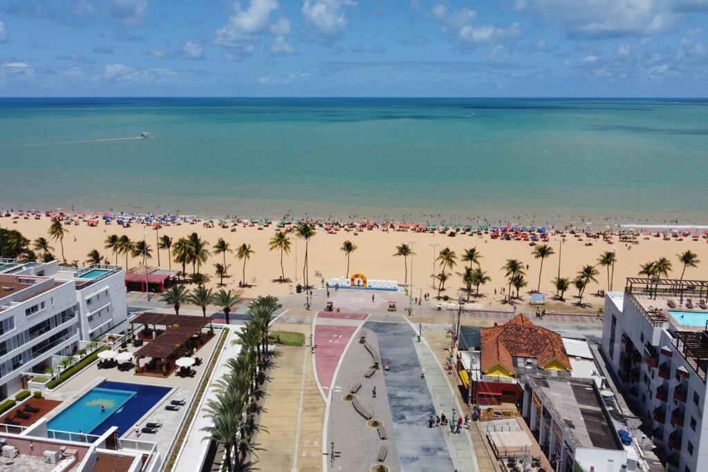João Pessoa Flat A Beira Mar Na Orla De Cabo Branco 아파트 외부 사진