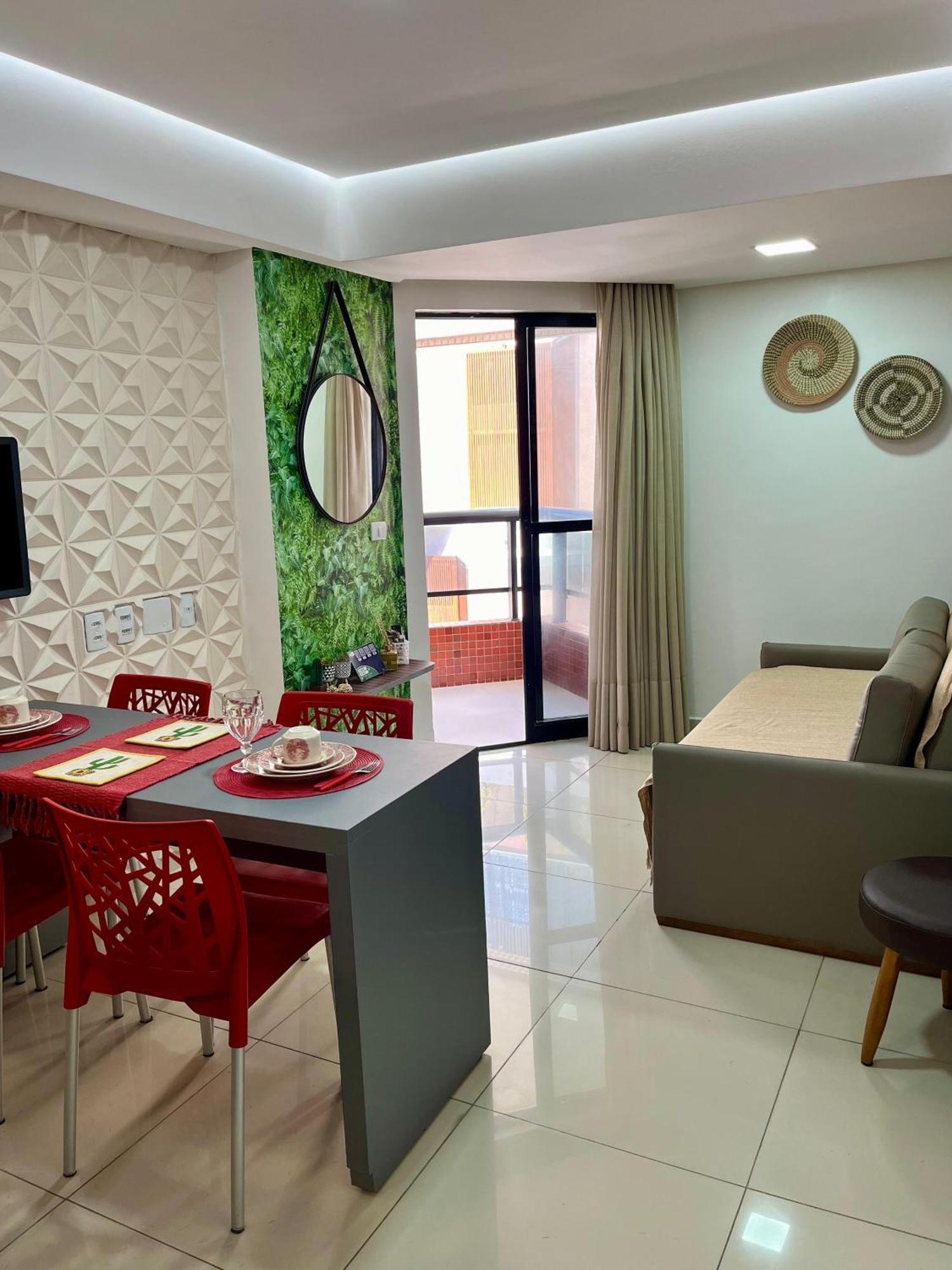 João Pessoa Flat A Beira Mar Na Orla De Cabo Branco 아파트 외부 사진