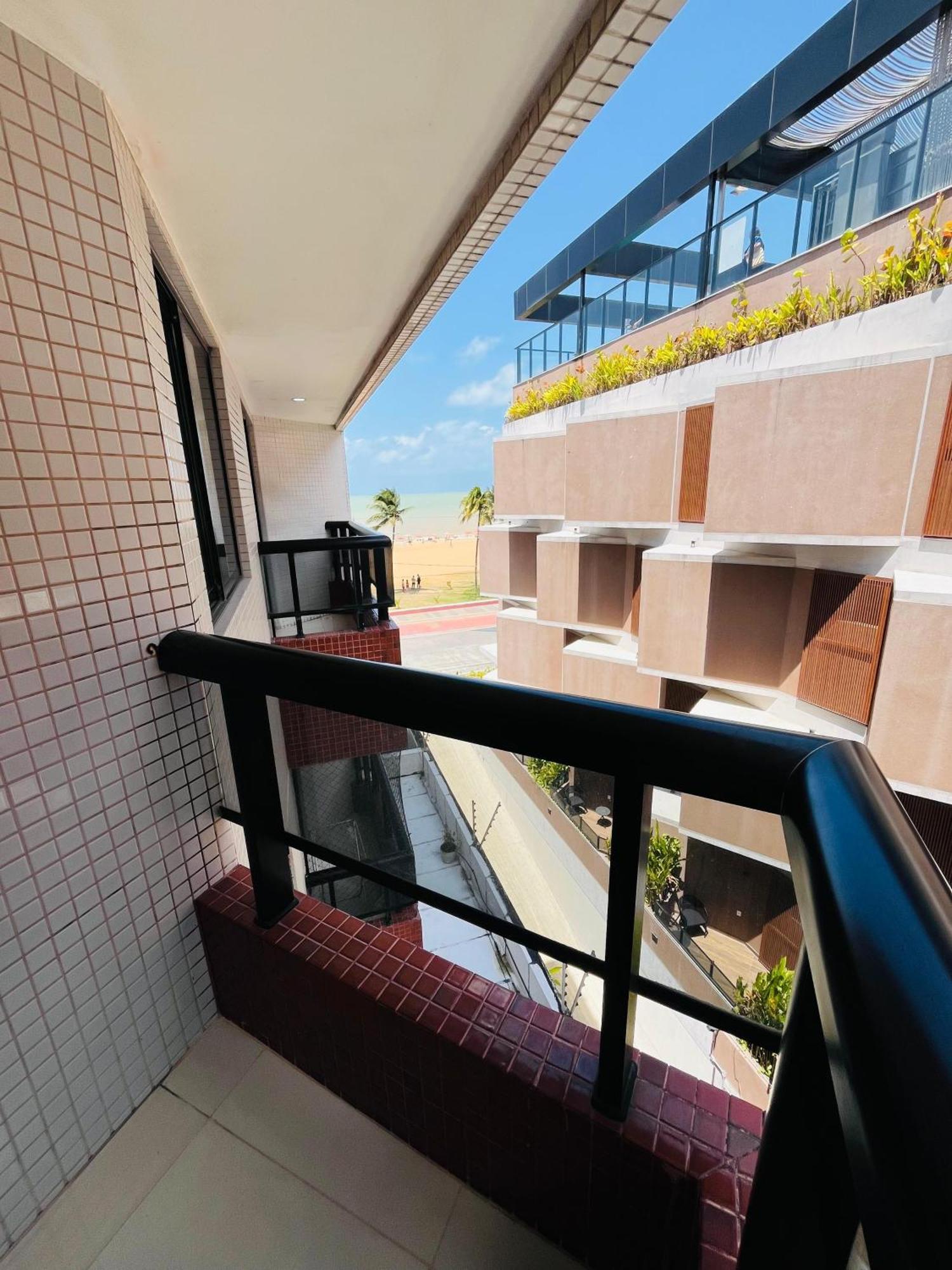 João Pessoa Flat A Beira Mar Na Orla De Cabo Branco 아파트 외부 사진
